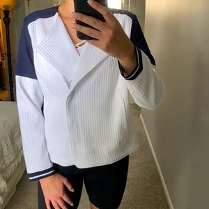 Navy and White Jacket